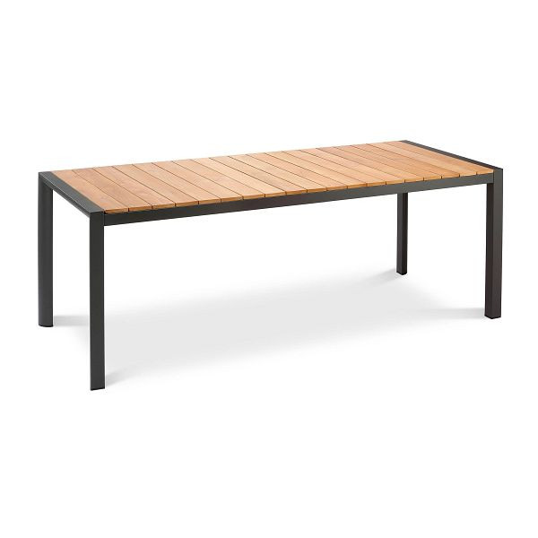 BEST Paros, Gartentisch 160x90 cm, Teakholz / Anthrazit, 46951650