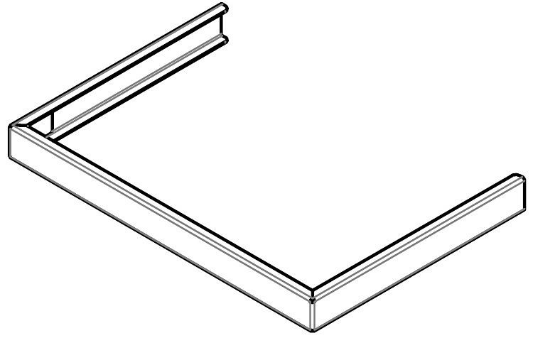 Roband Abstandshalter für Grillplatten, Höhe ca. 35mm, GSPS835