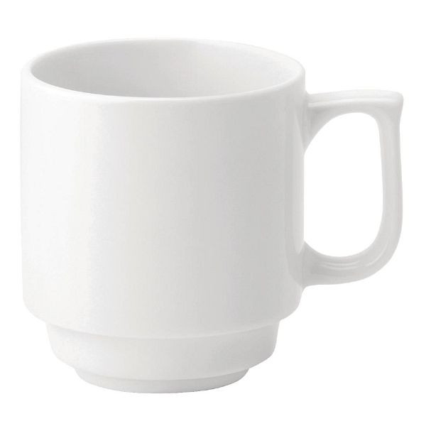 Utopia Pure White Stapelbecher 280ml (Packung mit 36 Stück), DY336