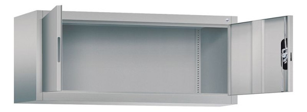 C+P Aufsatzschrank Acurado, H500xB1200xT400mm, Farbe: Weißaluminium, Muldengriff, 9464-000 S10149