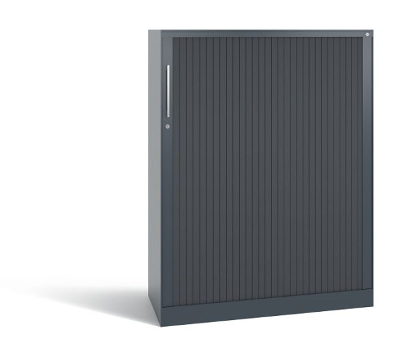 C+P Rollladenschrank Asisto, H1310xB1000xT435mm, Farbe: Anthrazit / Schwarzgrau, Bügelgriff, 3 OH, 143032-000 S10119