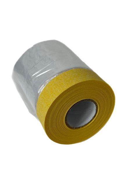 VaGo-Tools Abdeckfolie mit Malerkrepp Masker Tape 550mm x 20m, 401-550-20x1_lv