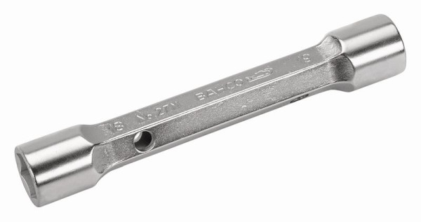 Bahco Doppel-Steckschlüssel, 6kant, SW 18x19 mm, 27M-18-19
