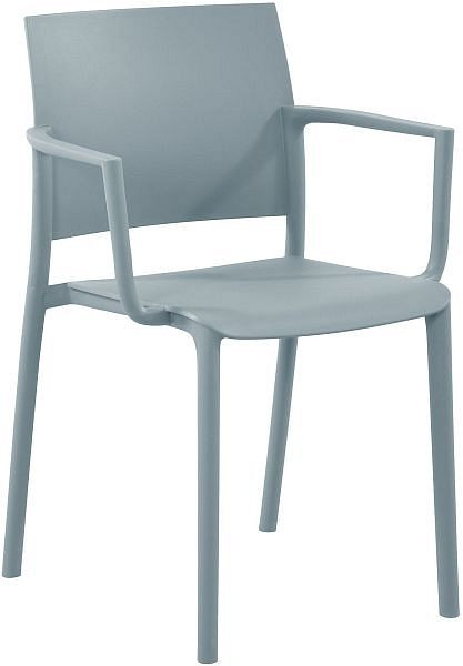 CLP Gartenstuhl Valtor, hellgrau, 328073, 4255716387860