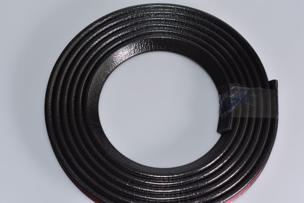 Knuffi Eckschutz, Warn- und Schutzprofil Typ E, schwarz, 50 Meter, PE-10244