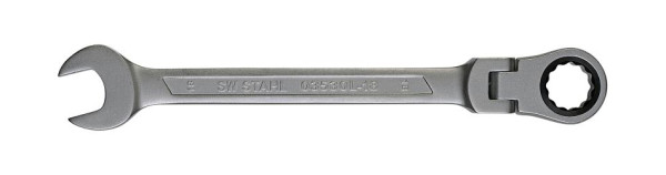 SW-Stahl Gabelringratschenschlüssel, 18 mm, mit Gelenk, 03530L-18