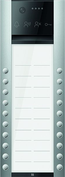 TCS Türkontrollsystem PES PRO Video Außenstation 20T 2 Spalten AP silber, AVA630220-0010