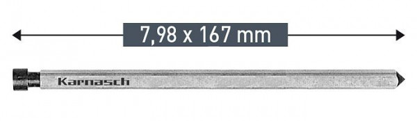 Karnasch Auswerferstift 7,98x167mm, VE: 6 Stück, 201408