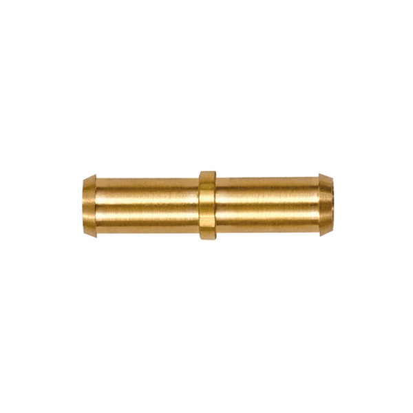 Riegler Gerader Schlauchverbindungsstutzen, für Schlauch LW 2 mm, Messing, 133400