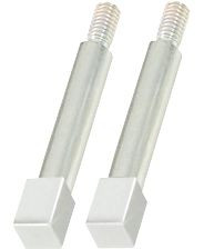 KS Tools Vierkantadapter, 10mm, 2er Pack, verchromt, 450.0187