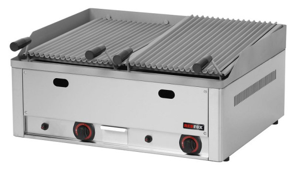 Locher Gas-Lavastein Grill, 8 kW, 660x540x220 mm, 362469