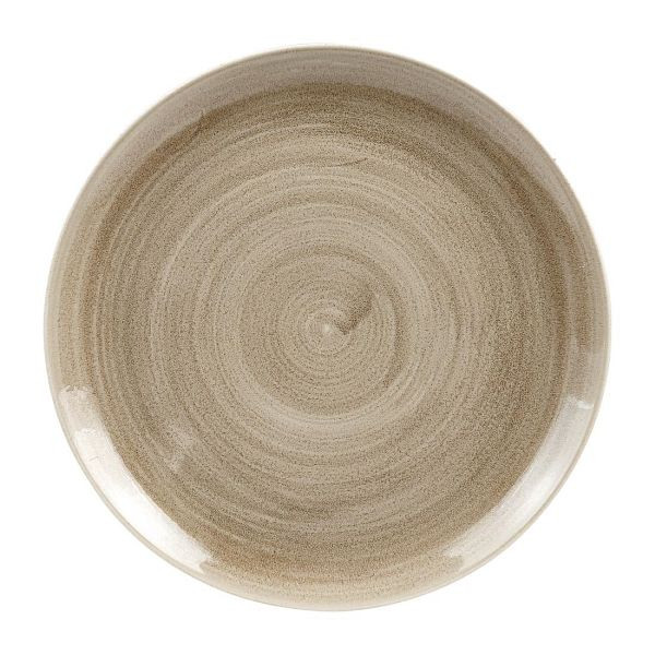 Churchill Stonecast Patina Antike Coupé-Teller, Taupe, 288 mm (12 Stück), HC786