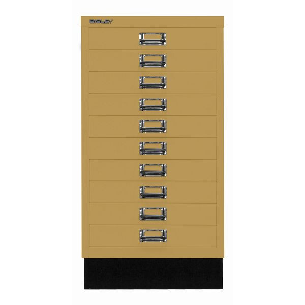 Bisley MultiDrawer™, Inkl. Sockel, DIN A3, 10 Schubladen, 682 dijon, L29A310S682