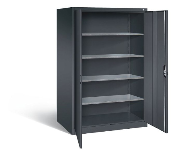 C+P Werkzeugschrank Acurado, H1950xB1200xT800mm, Farbe: Schwarzgrau, Muldengriff, 8934-00 S10216