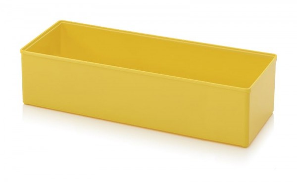 Auer Einsatzkästen für Sortimentsboxen, 26 x 10,4 x 6,3 cm, Signalgelb, SB E 25-1003