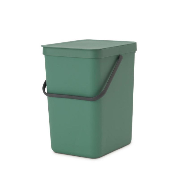 STEIN HGS Abfallsammler Sort & Go, tannengrün, Gesamthöhe 401 mm, 25 Liter, 83478.0019