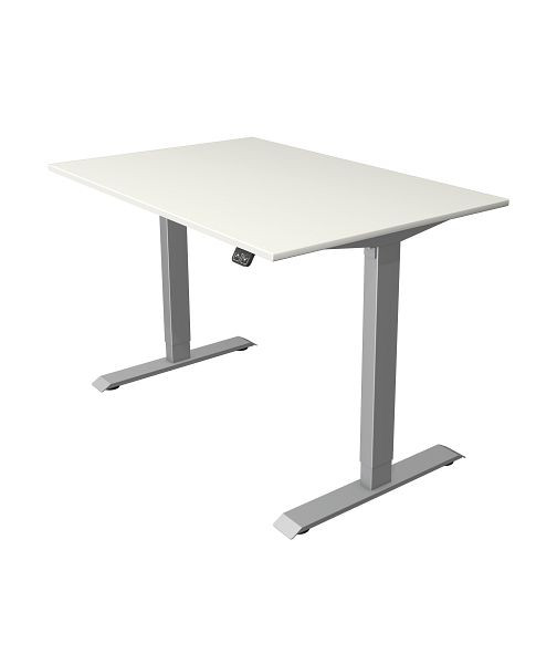 Kerkmann Kompakttisch B 1200 x T 800 mm, elektrisch höhenverstellbar von 740-1230 mm, Weiß, 10226510