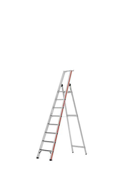 HYMER Stufenstehleiter R13 mit Plattform, einseitig begehbar, 8 Stufen, 862608