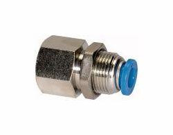 Riegler Gerade Schott-Steckverschraubung, Innengewinde konisch, 109222