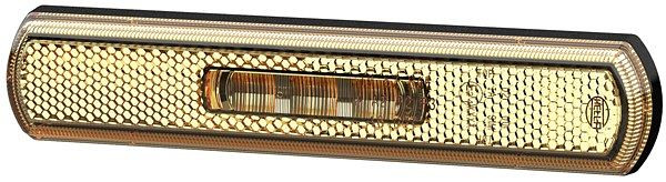 HELLA Seitenmarkierungsleuchte, Shapeline Tech, LED, 12/24V, geschraubt/Anbau, gelb, LED-Lichtfarbe: gelb, 450mm, 2-polig, links/rechts, 2PS 013 300-181