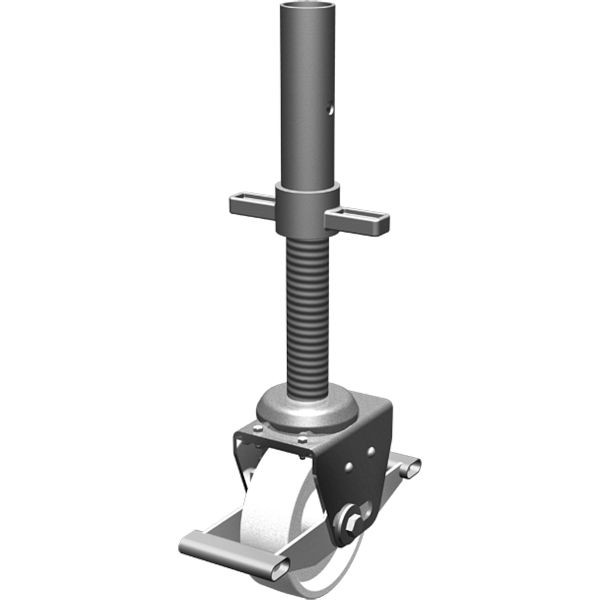 ZARGES Lenkrolle mit Spindel D = 150 mm, 42755, 4003866427550
