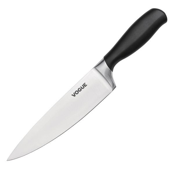 Vogue Kochmesser mit weichem Griff 20cm, Edelstahlklinge, GD750