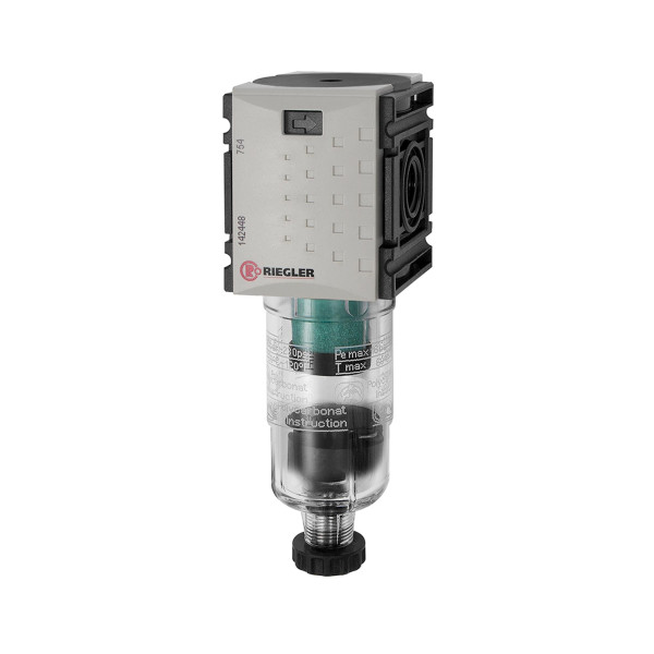 Riegler Mikrofilter »FUTURA-mini« mit PC-Behälter, BG 0, G 1/4, HA, 142448