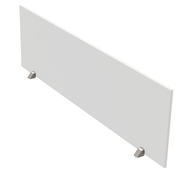 Kerkmann Tischtrennwand, B 1600 mm x T 16 mm x H 450 mm, Farbe: weiß, 19375210