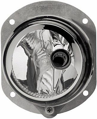 HELLA FF/Halogen-Nebelscheinwerfer, Dynaview Evo2, 24V, rund, Einbau, SAE/ECE-R19, glasklare Streuscheibe, transparent, links, 1N0 009 295-057
