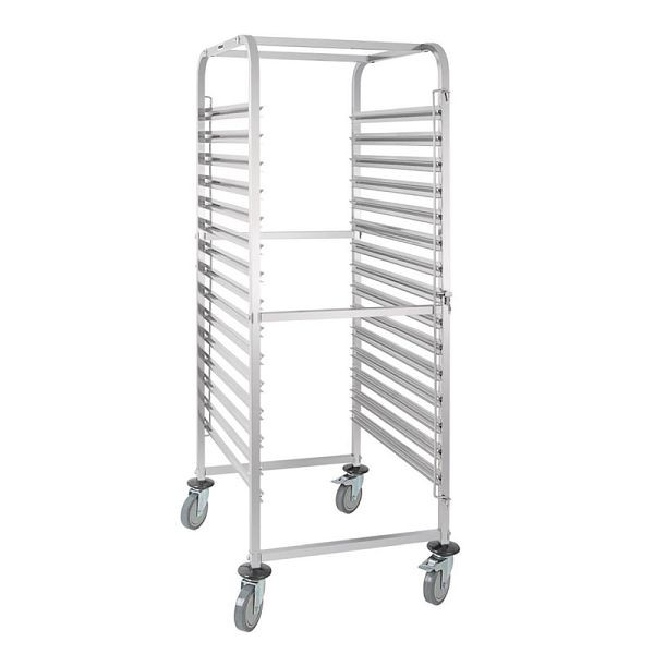 Vogue GN Regalwagen 15 Ebenen, rostfreier Stahl, 1715 x 680 x 585 mm, GG499