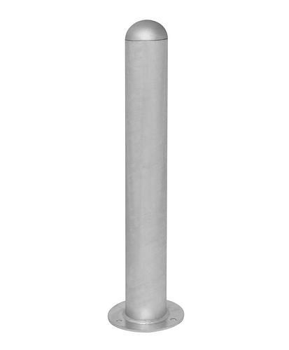 DENIOS Ladesäulen Rammschutz-Poller aus Stahl, H 800 mm, zum Aufdübeln, 280367
