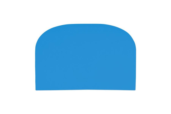 Schneider Teigschaber flexibel, Größe: 148 x 99 mm, LDPE blau, 227757