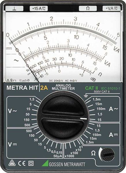 Gossen Metrawatt Analog Multimeter für Elektroanwendung Kl. 2,5, M101A