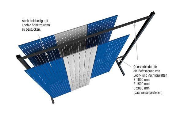Kappes Querverbinder 1000 mm anthrazitgrau, 7290.00.9508