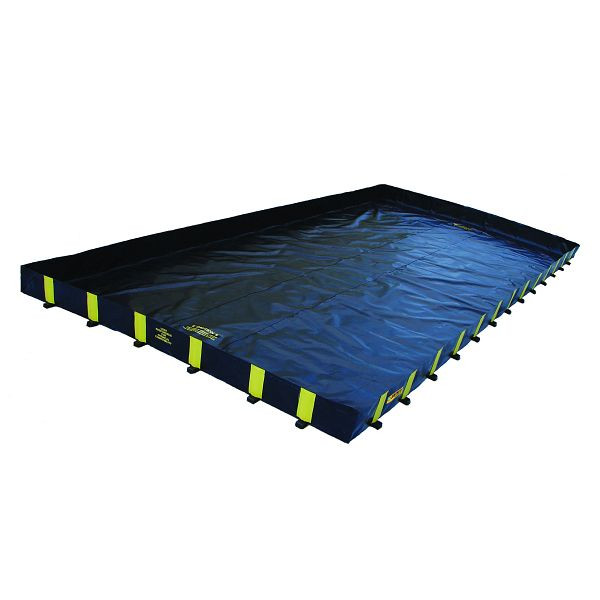 Justrite Rigid-Lock QuickBerm XT Faltwanne 2850, 386.1cm x 1544.3cm, JEN28506BL