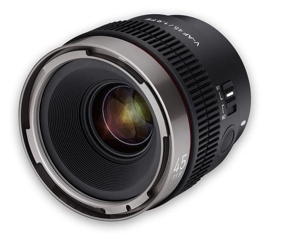 Samyang Cine-Objektiv V-AF 45mm T1,9 FE für Sony E, 1023404
