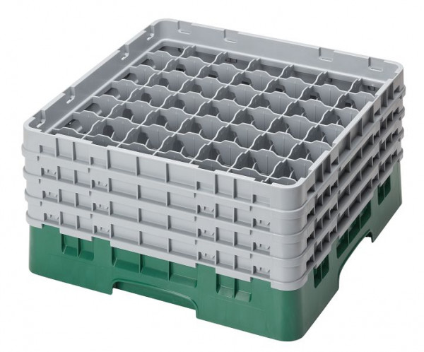 Cambro Spülkorb mit 49 Fächer Camrack® 21,5 cm Flaschengrün, 49S800119