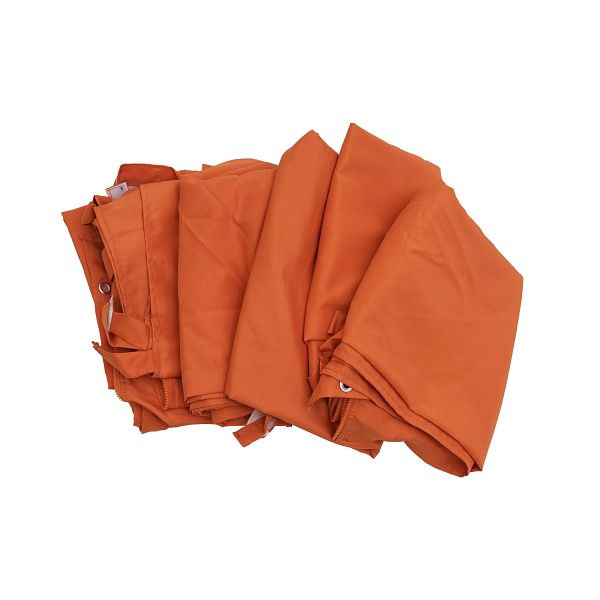 Mendler 4er-Set Seitenwand für Pergola HWC-A22, Ersatzseitenwand Pavillon, 3x3m Polyester, terracotta, 75931