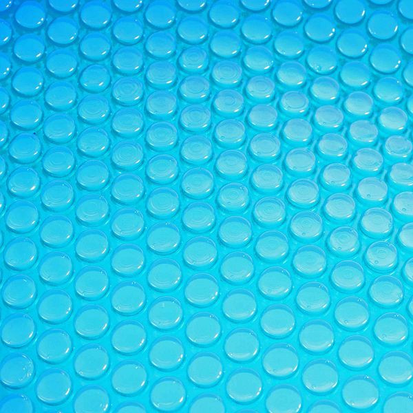Mendler Pool-Abdeckung Wärmeplane Abdeckplane Solarplane Solarabdeckung, Stärke: 200 µm, rechteckig 6x4m blau, 66363