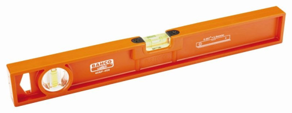 Bahco Wasserwaage aus Kunststoff, 400 mm, 406P-400, 7314150302574