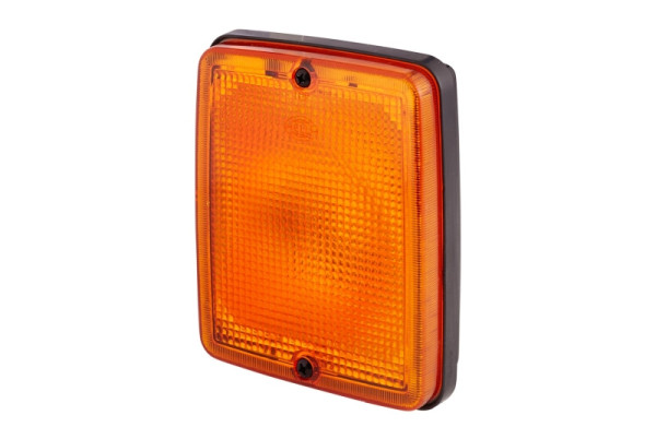 HELLA Begrenzungsleuchte, Halogen, 24V, Schraubanschluss/Einbau, ADR/GGVS, Lichtscheibenfarbe: gelb, seitlicher Anbau, 2XS 003 236-387