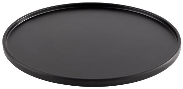 APS Unterteller Ø 19 cm, Höhe: 1 cm Melamin, schwarz, 85232
