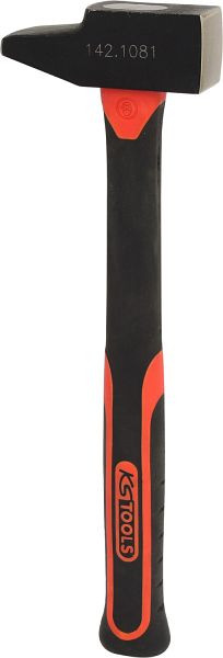 KS Tools Schlosserhammer, Fiberglasstiel, französische Form, 800g, 142.1081