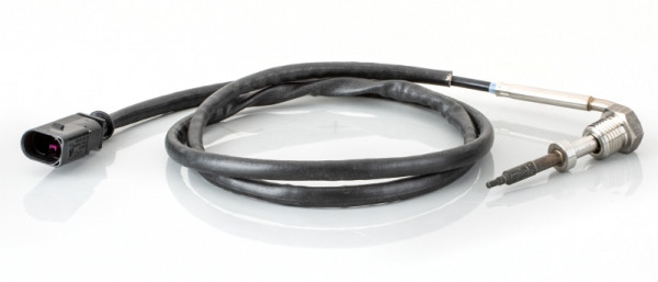 HELLA Sensor, Abgastemperatur, 2-polig, geschraubt, Kabel: 920mm, 6PT 014 494-671