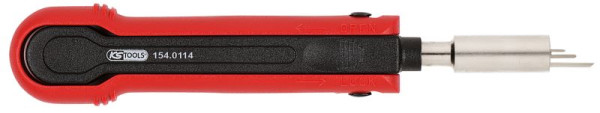 KS Tools Kabel-Entriegelungswerkzeug für Flachsteckhülsen 1,2 mm, 2B, 154.0114
