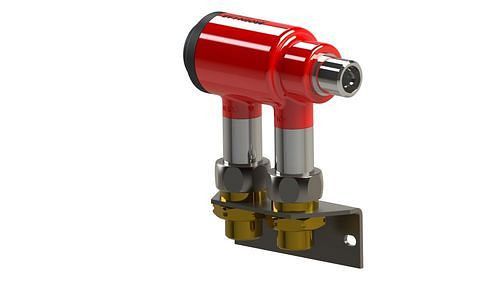B-SAFETY Thermostatmischer für Augenduschen, mit Montagewinkel, 306272