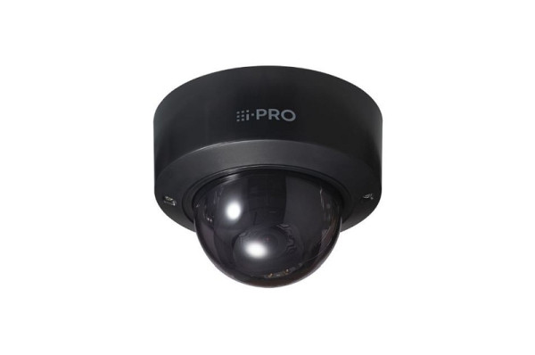 i-Pro Netzwerk Dome S-Serie, 2MP@60fps, 2,9-9mm AI, IK10, IR, smoked, in,black, WV-S2236LGA-B