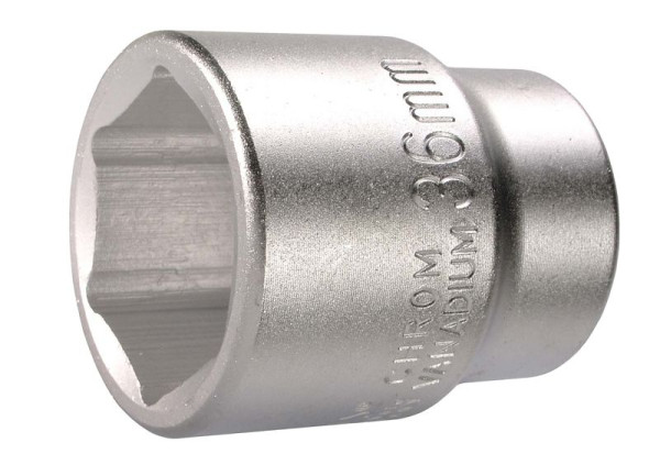 SW-Stahl Steckschlüsseleinsatz, 3/4", 36 mm, Chromstahl, 07660-36SB