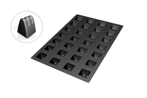 Schneider Backform aus Silikon Fantasy 1, 40 x 60 cm, Abmessung 52 x 52 mm, Höhe 61 mm, 115317