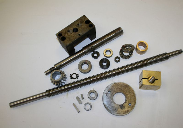 ELMAG Gewindespindelsatz komplett für Querschlitten, zu Industrie 1000-2000/250 -, 9808263